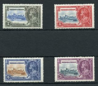 Trinidad And Tobago 1935 Silver Jubilee Set Sg239/42 Fine Mlh