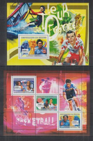 A307.  Guinea - Mnh - Sport - Cycling - Table Tennis - Athletes