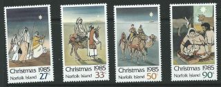 Norfolk Island Sg374/7 1985 Christmas Mnh