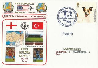 19 August 2010 Liverpool V Trabzonspor Europa League Dawn Football Cover