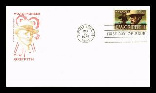 Us Cover D W Griffith Movie Maker Pioneer Fdc House Of Farnum Cachet