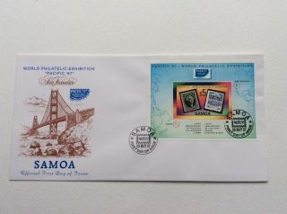 Samoa 1997 Pacific 97 Stamp Expo Miniature Sheet First Day Cover