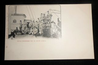 Boer War British Raphael Tuck Post Card Royal Engineers