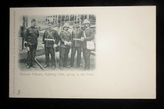 Boer War British Raphael Tuck Post Card Fighting Fifth Off To Front