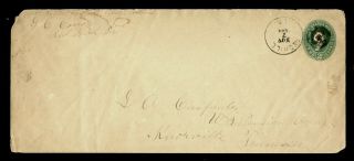 U.  S.  Postal Stationery W/dpo Cancel Cds Red Hill La (louisiana 1887 - 95) 1894