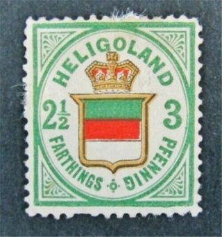 Nystamps British Heligoland Stamp 20 Og H $275