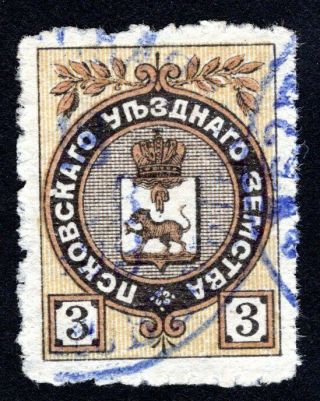 Russian Zemstvo 1898 Pskov Stamp Solovyov 30 Cv=15$