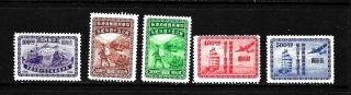 Hick Girl Stamp - M.  H.  China Sc 776 - 80 Issue 1947 Y5353