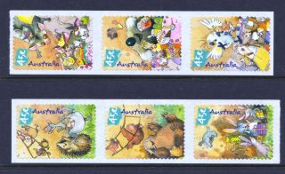 Australia 2001 Stamp Collecting Month - Mnh Self - Adhesives - Cat £3.  30 - (51)