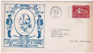 156th Anniversary Declaration Of Independence Saint Petersbug Fl July 4 1932