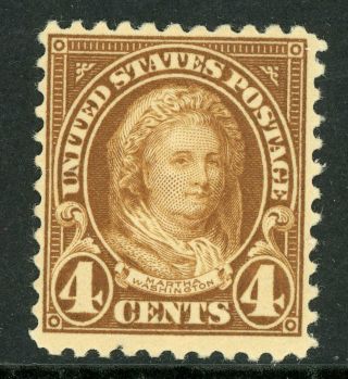 Usa 1923 Martha Washington 4¢ Flat Perf 11x Scott 556 J78 ⭐⭐⭐⭐⭐