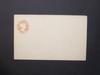 GB Postal Stationery STO QV 1/2d pink embossed Postcard size a H&B CS1c 2