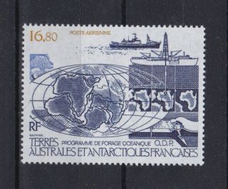 Taaf France Antarctic 1987 Airmail Ship Mnh