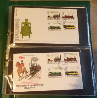 Album Of 72 Gb First Day Covers,  1966 - 1976
