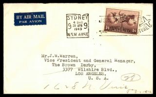 Mayfairstamps 1949 Australia Join The Service With A Future Slogan To Us Cover W