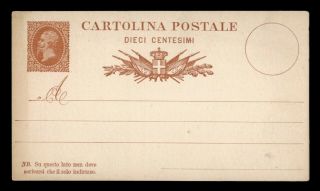 Dr Who Italy Vintage Postal Card Stationery C128651