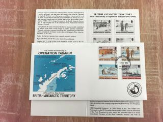 Bat British Antarctic 1994 Fdc Operation Tabarin Dog Team,  Insert
