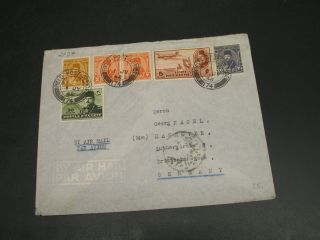 Egypt 1948 Fpo 174 Airmail Cover To Germany 2137