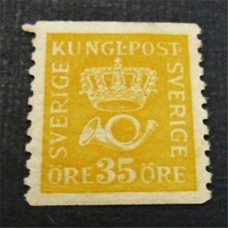 Nystamps Sweden Stamp 160 Og H $60