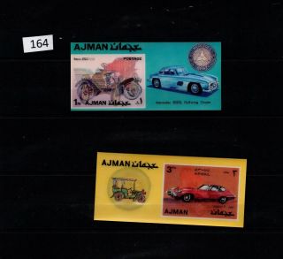 /// Ajman - Mnh - Transportation - Cars - 3d Stamps