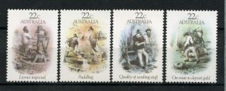 Australia 1981 Sg 774 - 7 Gold Rush Era Mnh Set A76647