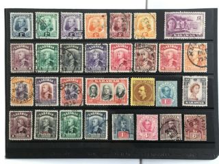 Old Stamps Sarawak On Stock Card