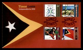 Dr Who 2002 Timor Leste Independence Fdc C132410