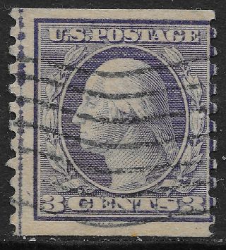 Scott 456 Coil Us Stamp Washington 3 Cent