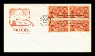 Dr Jim Stamps Us Oregon Territory Centennial Fdc House Of Farnum Cover Scott 964