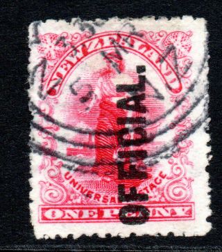 Zealand 1 Penny Official Stamp C1907 - 11 Sg O60