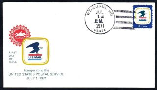 Usps Stamp 1396 Wyaconda Mo First Day Cover Fdc (1657)