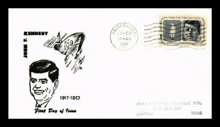 Dr Jim Stamps Us John F Kennedy First Day Cover Scott 1246