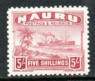Nauru 1937 Issue 5/ -