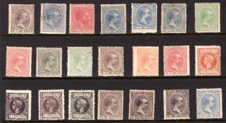 Philippines Stamp Lot,  M&u,  From 1880 & Up,  Some Better Values