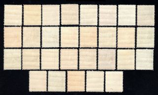 USA 1938 set of stamps Scott 803 - 31 MNH CV=35$ 2