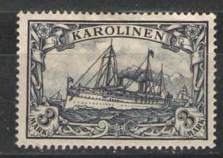German Colonies - Caroline Islands 1901 Sc 18 Mhr Vg/f - Solid Example 3m