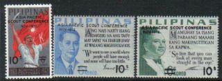Philippines 1972 Asia Pacific Boy Scouts Conference Op On Bonifacio Centenary