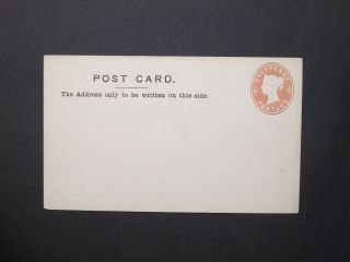 Stamp Dealer Stationery Sto Qv 1/2d Pink Embossed " Whitfield King " Postcard Cs1c