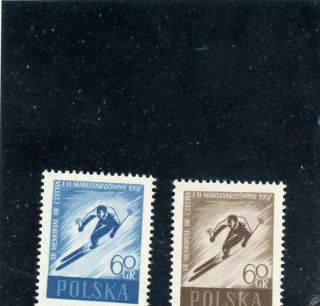Poland 1957 Scott 764 - 5 Lh
