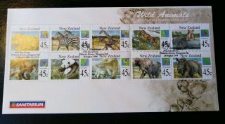 N Zealand 1994 Wild Animals Set First Day Cover