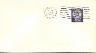 Postal History Last Day Post Office Guilford College Nc 30 June 1957