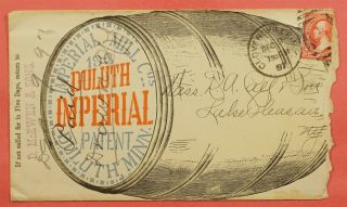 Dr Who 1897 Imperial Mill Co Duluth Imperial Flour Gloversville Ny 50627