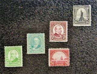 Nystamps Us Stamp 692 // 698 Og H / Ng $30