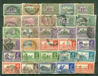 British India Large Size Group Of 30 Stamp Lot 7053