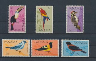 Lk63545 Panama Animals Fauna Flora Birds Fine Lot Mnh