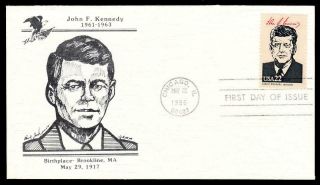 President John F.  Kennedy Stamp 2219 Gamm First Day Cover Fdc (1404)