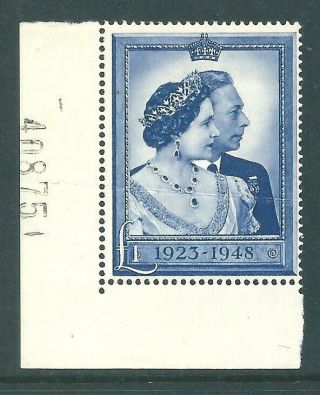 Gb 1948 Royal Silver Wedding £1 Sg494