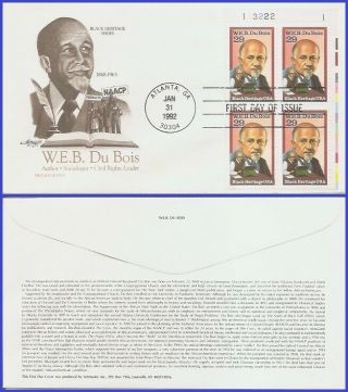 Usa 2617 U/a Artmaster Fdc Pb4 W.  E.  B.  Du Bois - Black Heritage