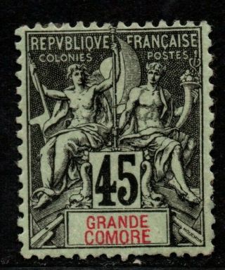 $grand Comoro Sc 15 M/h/vf,  Perf Thin,  Cv.  $80