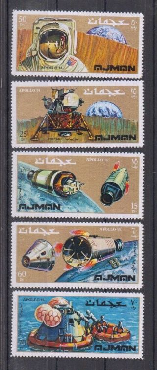 J698.  Manama - Mnh - Space - Spaceships - Apollo 14